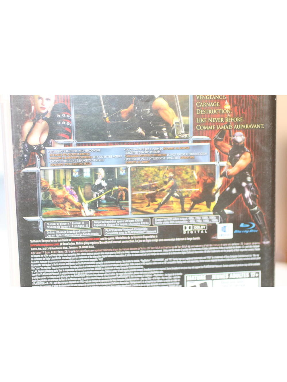 Ninja Gaiden Sigma PlayStation 3 Video Game PS3 - Picture 4 of 6